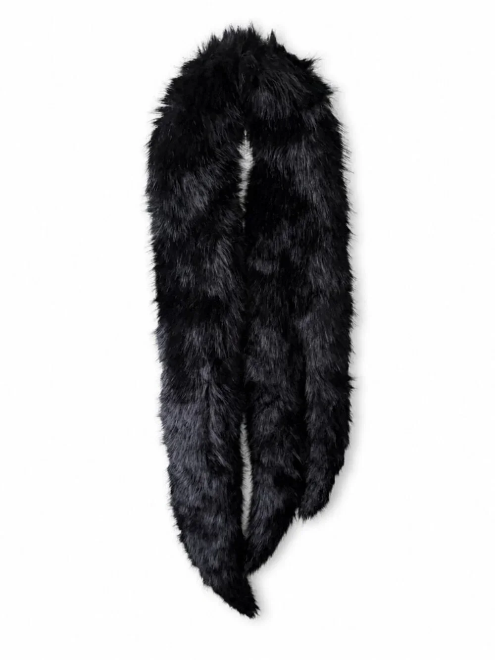 New with tags Salt Murphy Claire Fur Scarf in black, one size.